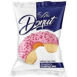 نظری کیک حلقه ای دونات توت فرنگی 53گرم